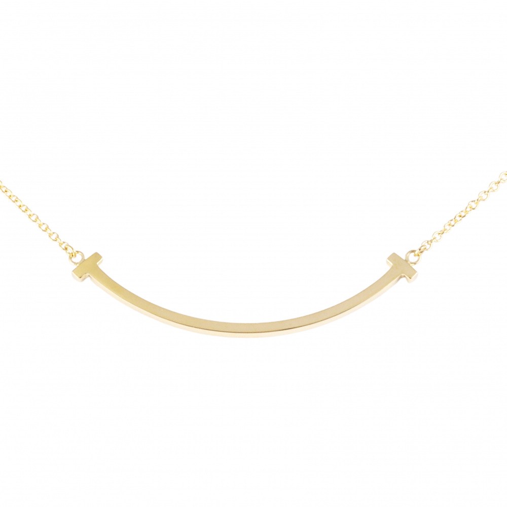 Tiffany & Co. Tiffany T Smile Necklace 18K Yellow Gold