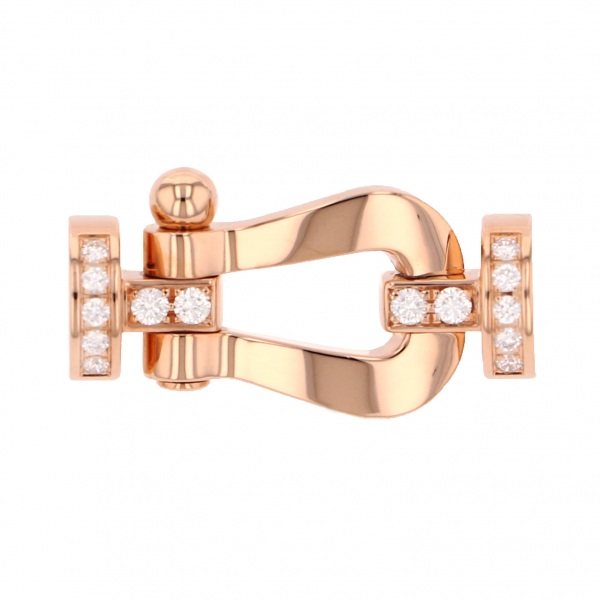 FRED Force 10 Lm Half Pave Accessory 18K Rose Gold 0B0030