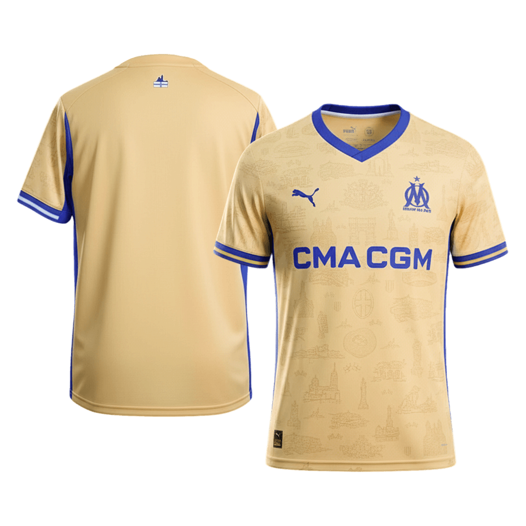 Marseille Fourth Away Soccer Jersey 2025/26