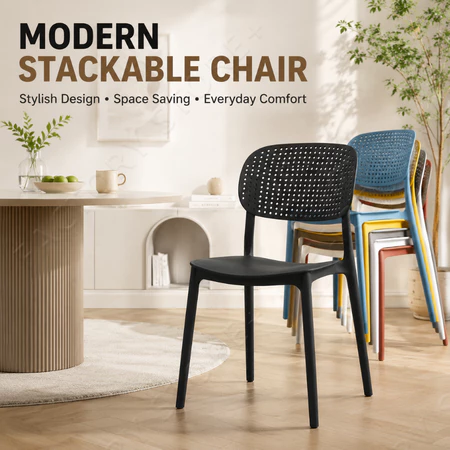 Plastic Chair Cafe Chair Restaurant Dining chair Living Room Study Chair kerusi cafe kerusi makan