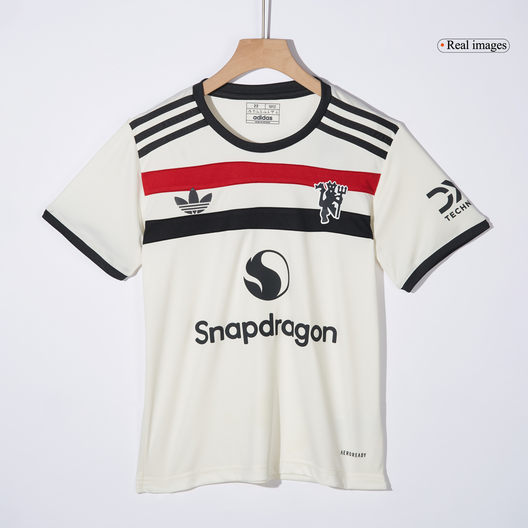 Manchester United Third Away Kids Soccer Jerseys Kit