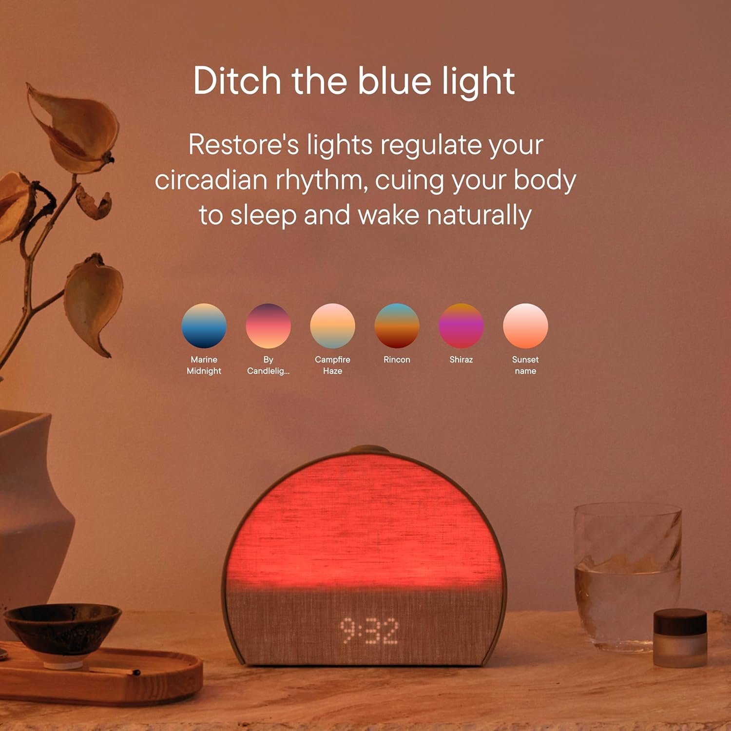 Sunrise Alarm Clock, Sound Machine, Smart Light (Cocoa) – White Noise, Screen-Free Sleep Routine