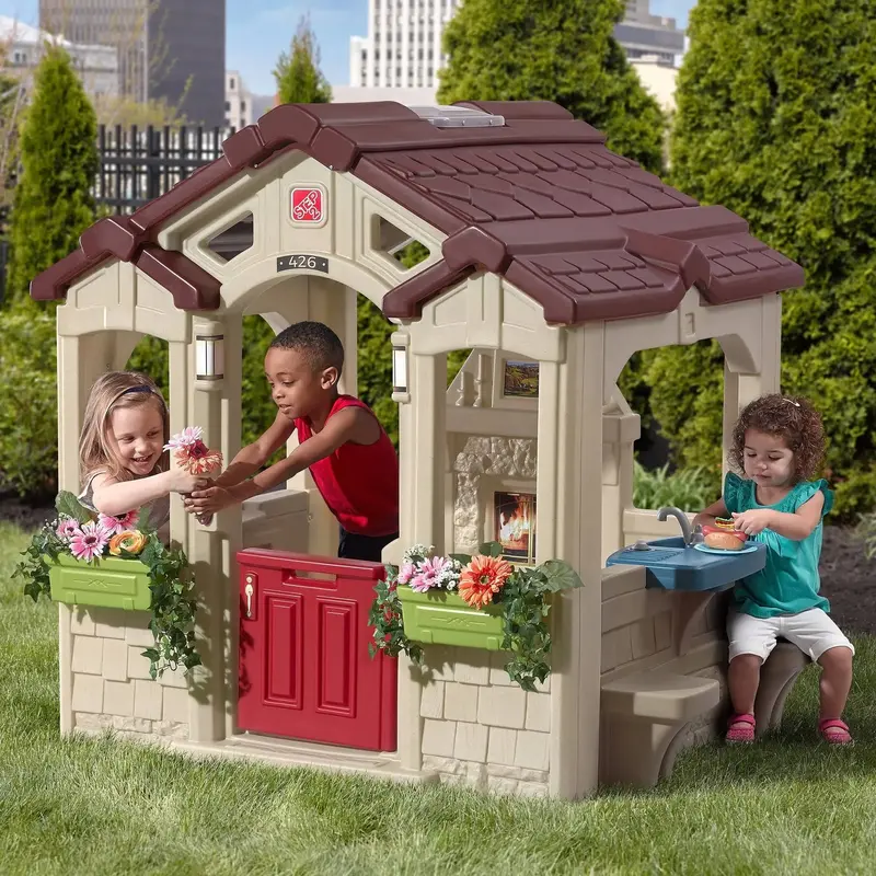 Step2 Charming Cottage Playhouse for Toddlers and Preschoolers – Indoor/Outdoor Imaginative Play Set