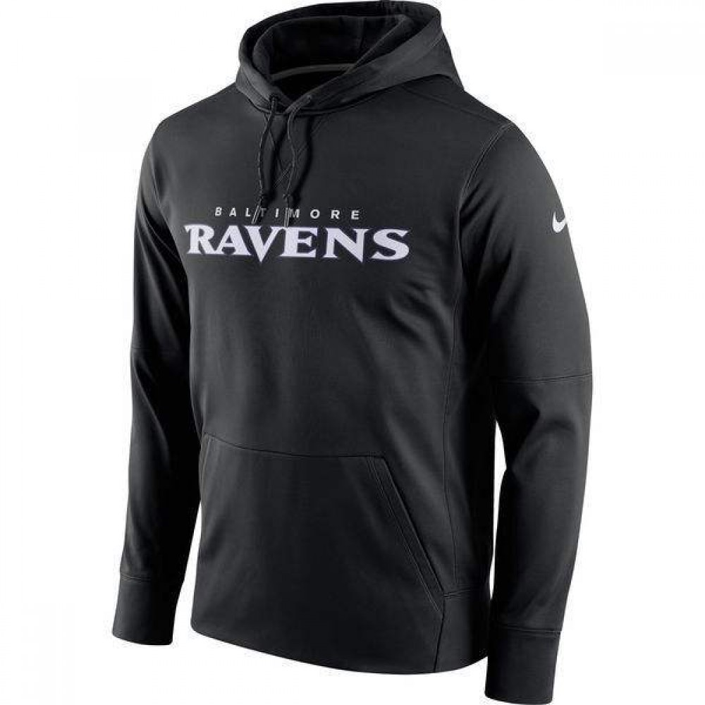 Men's Baltimore Ravens Club Therma NFL Pullover Hoodie