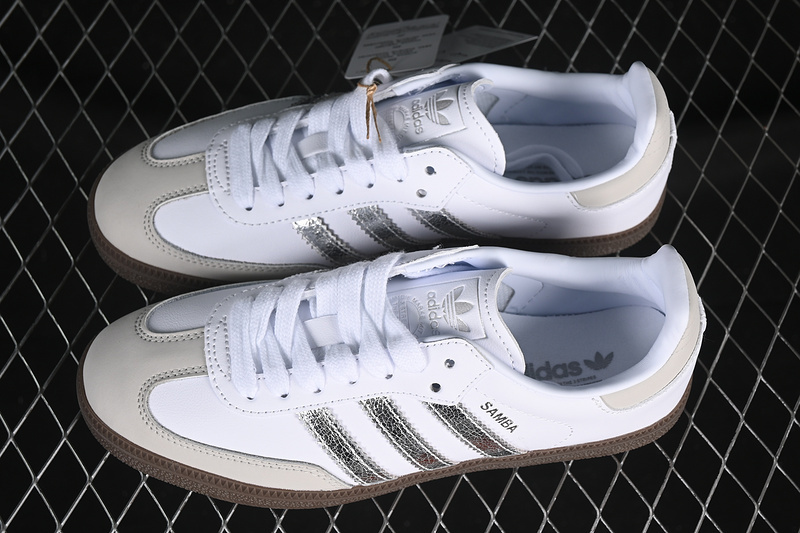 Adidas Samba Og Footwear White/Silver Metallic/Grey One JI2725
