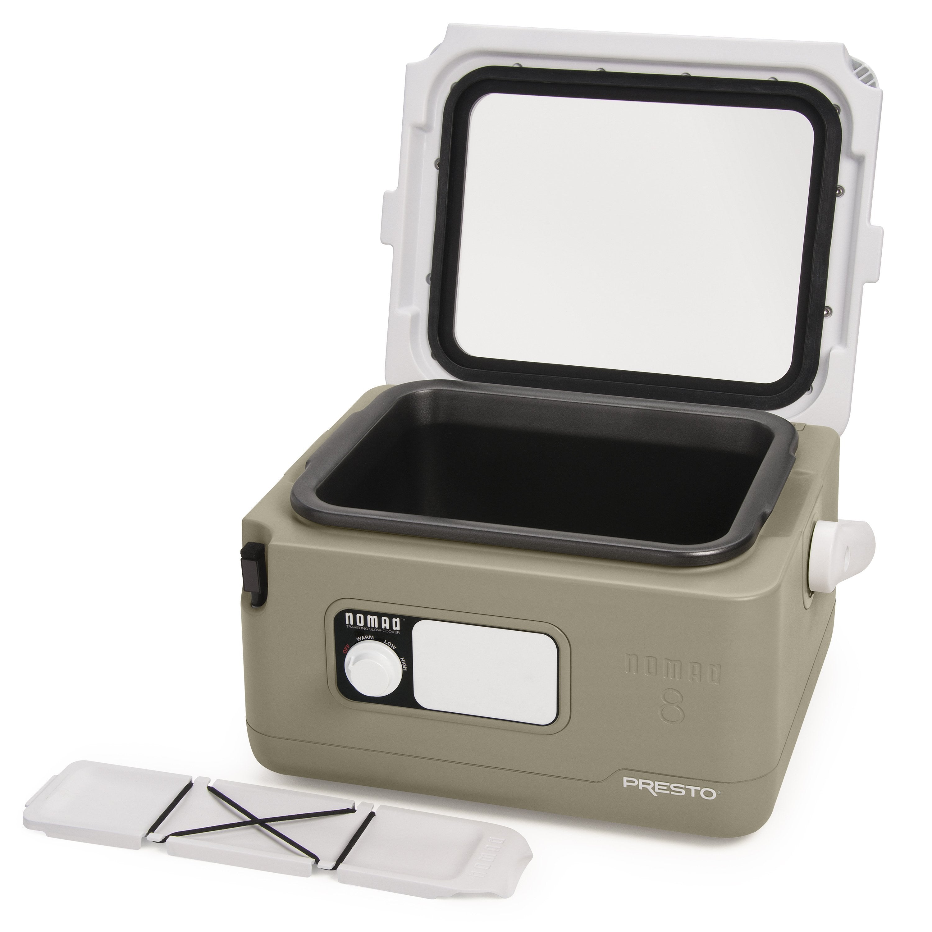 2026 8-Quart Nomad Traveling Slow Cooker in Tan
