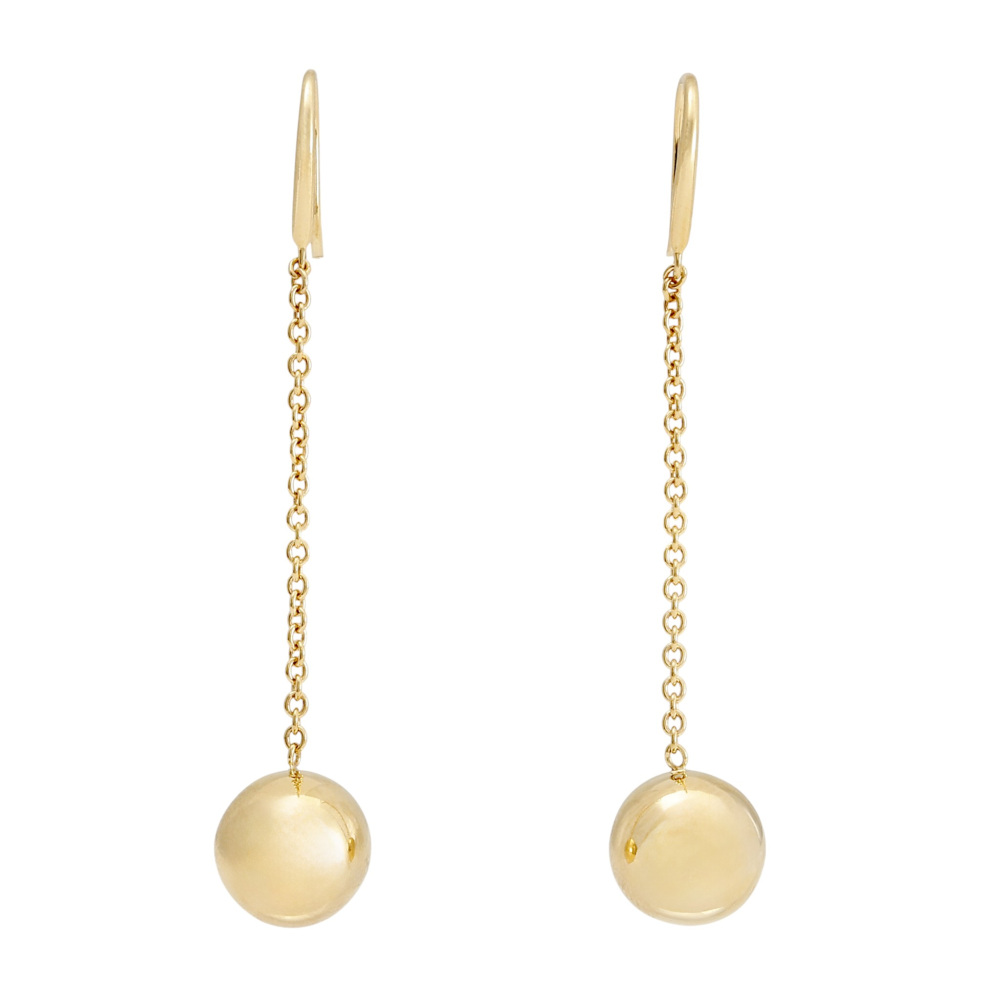 Tiffany & Co. Hardware Earrings 18K Yellow Gold