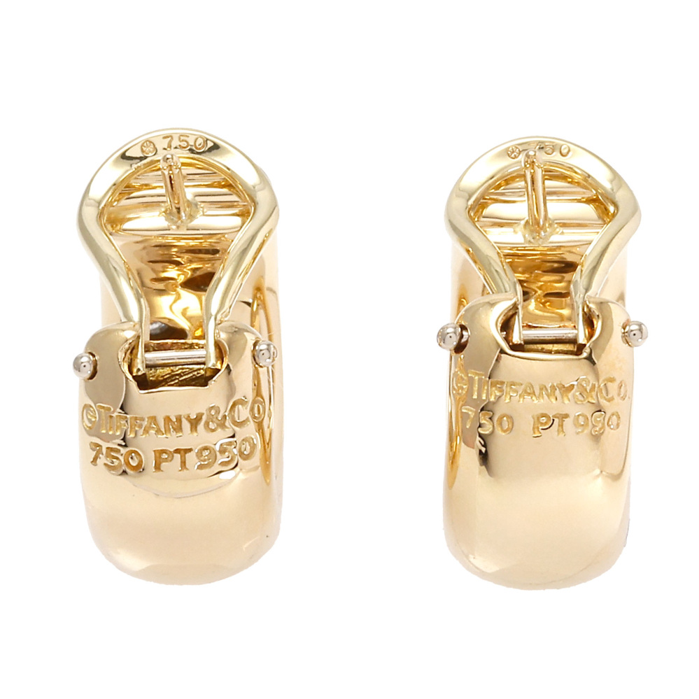 Tiffany & Co. Dots Earrings Platinum & 18K Yellow Gold Diamond