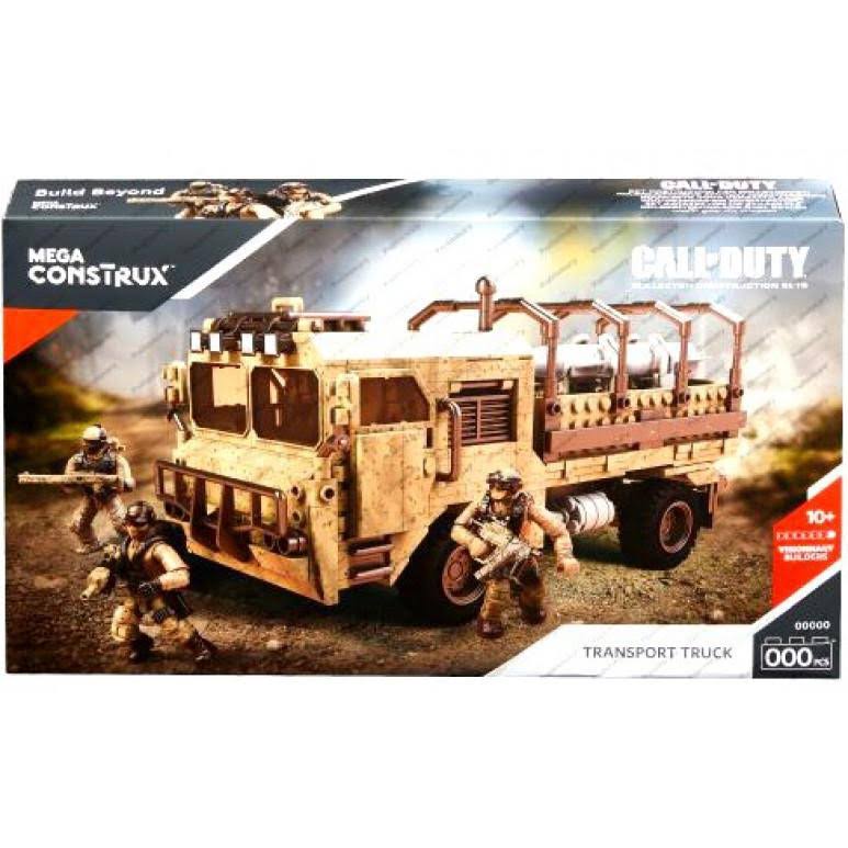 Mega Construx Lnk2 Call of Duty Desert Heavy Tactical Cargo Truck and Soldiers