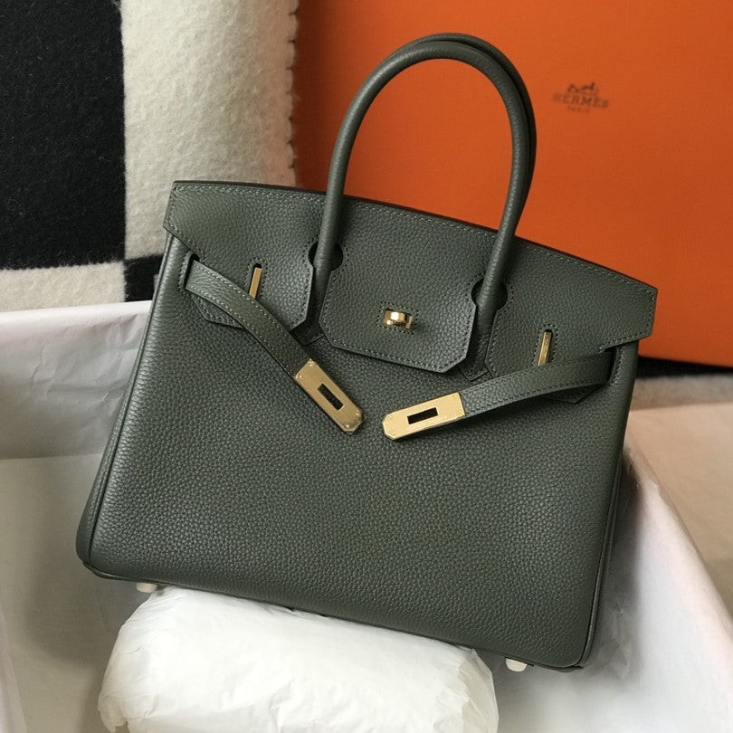 Hermes Birkin 35Cm Pine Togo Leather Gold Hardware