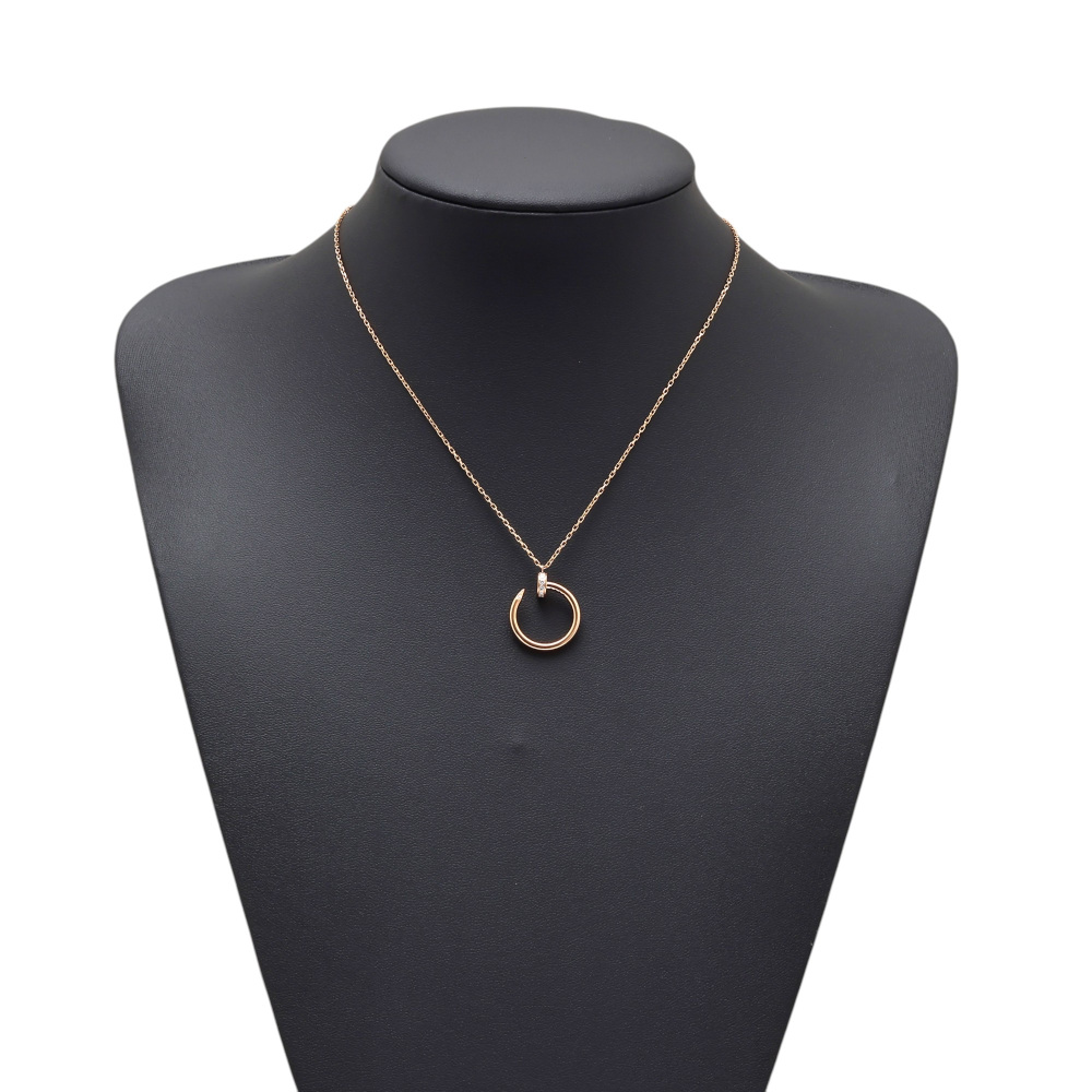 Cartier Juste un Clou Necklace 18K Rose Gold Diamond B7224887