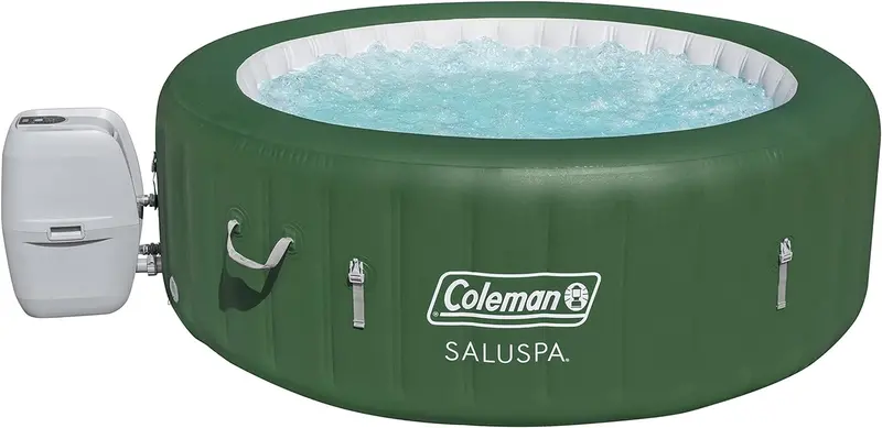 Portable Inflatable Hot Tub – Heated Spa with 140 Air Jets, 4-Person Capacity, Easy Setup