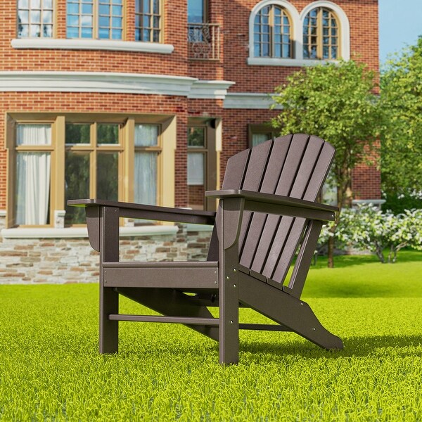 Polytrends Altura Outdoor EcoFriendly All Weather Poly Patio Adirondack Chair