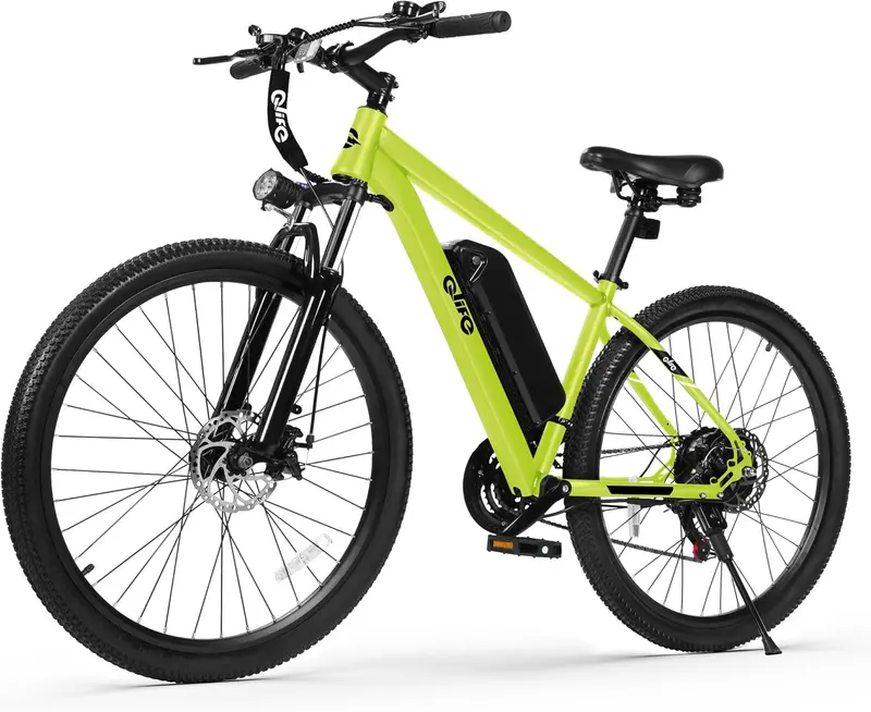 Qlife Racer Adult E-Bike – 21-Speed Mountain Bike with Lightweight Frame