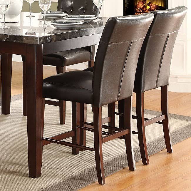 Homelegance Decatur Counter Height Chair in Espresso - Set of 2