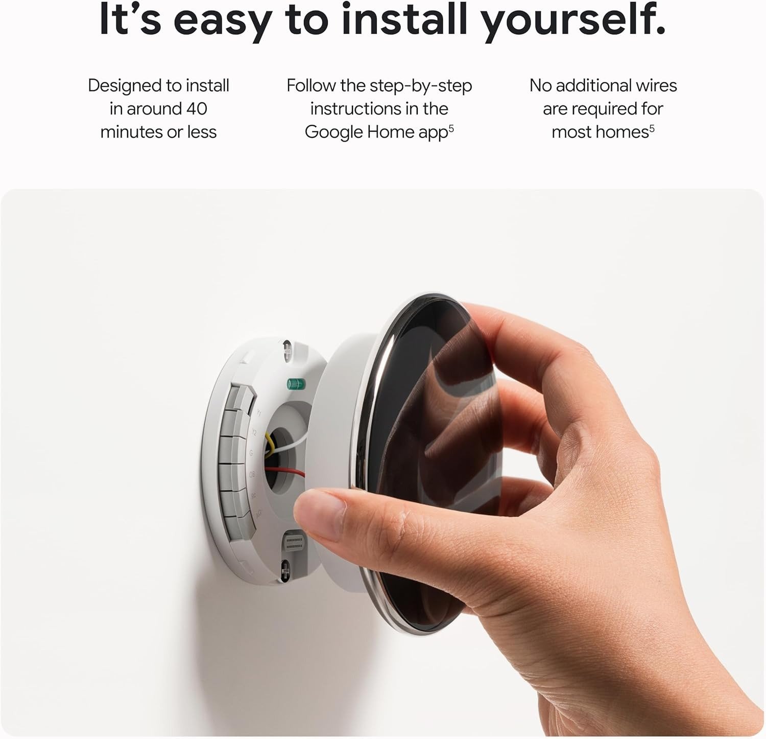 Nest Learning Thermostat (4th Gen, 2024) with Nest Temperature Sensor – Energy Saving Smart Thermostat – Compatible with Alexa, Apple HomeKit and Google Home App – Polished Gold