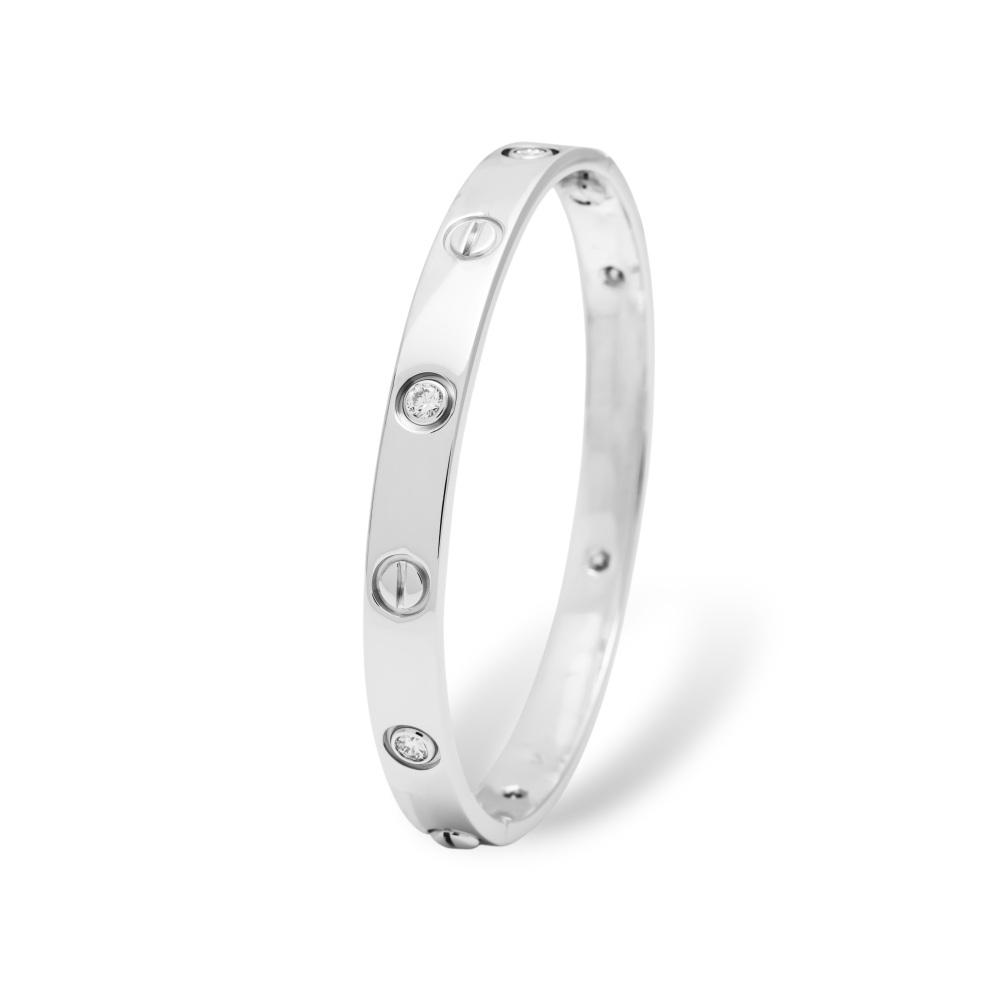 Cartier Love Bracelet 18K White Gold Diamond B6014000