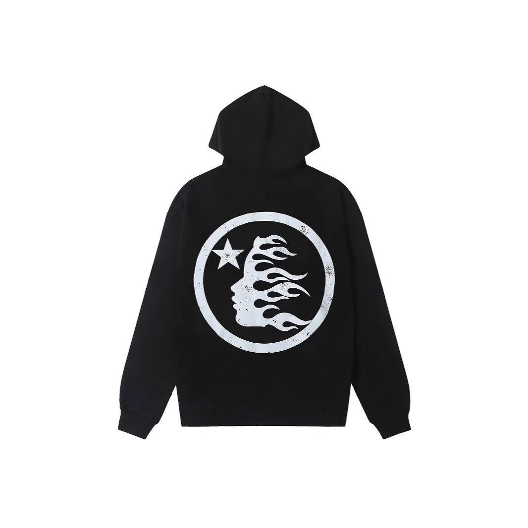 Hellstar monogram print hoodie for men and women - cnluxepick