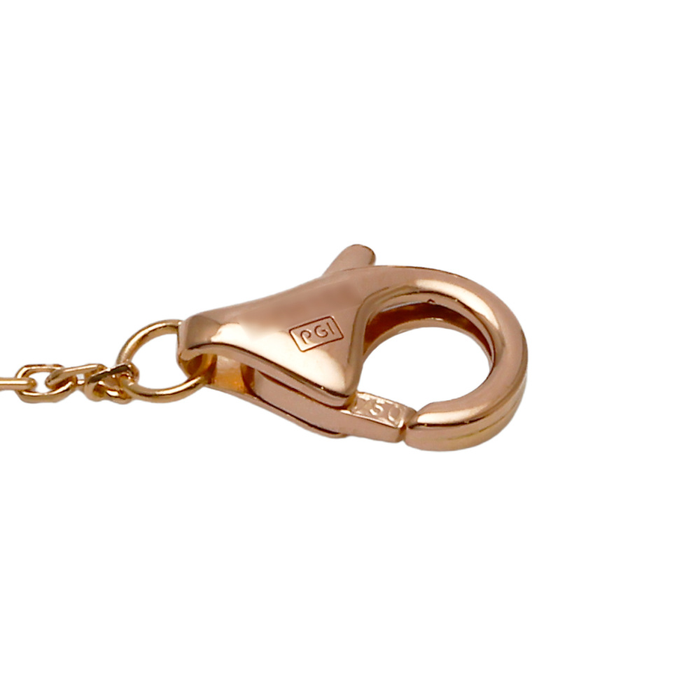 Cartier Trinity Necklace Tri-Gold Diamond B7223500