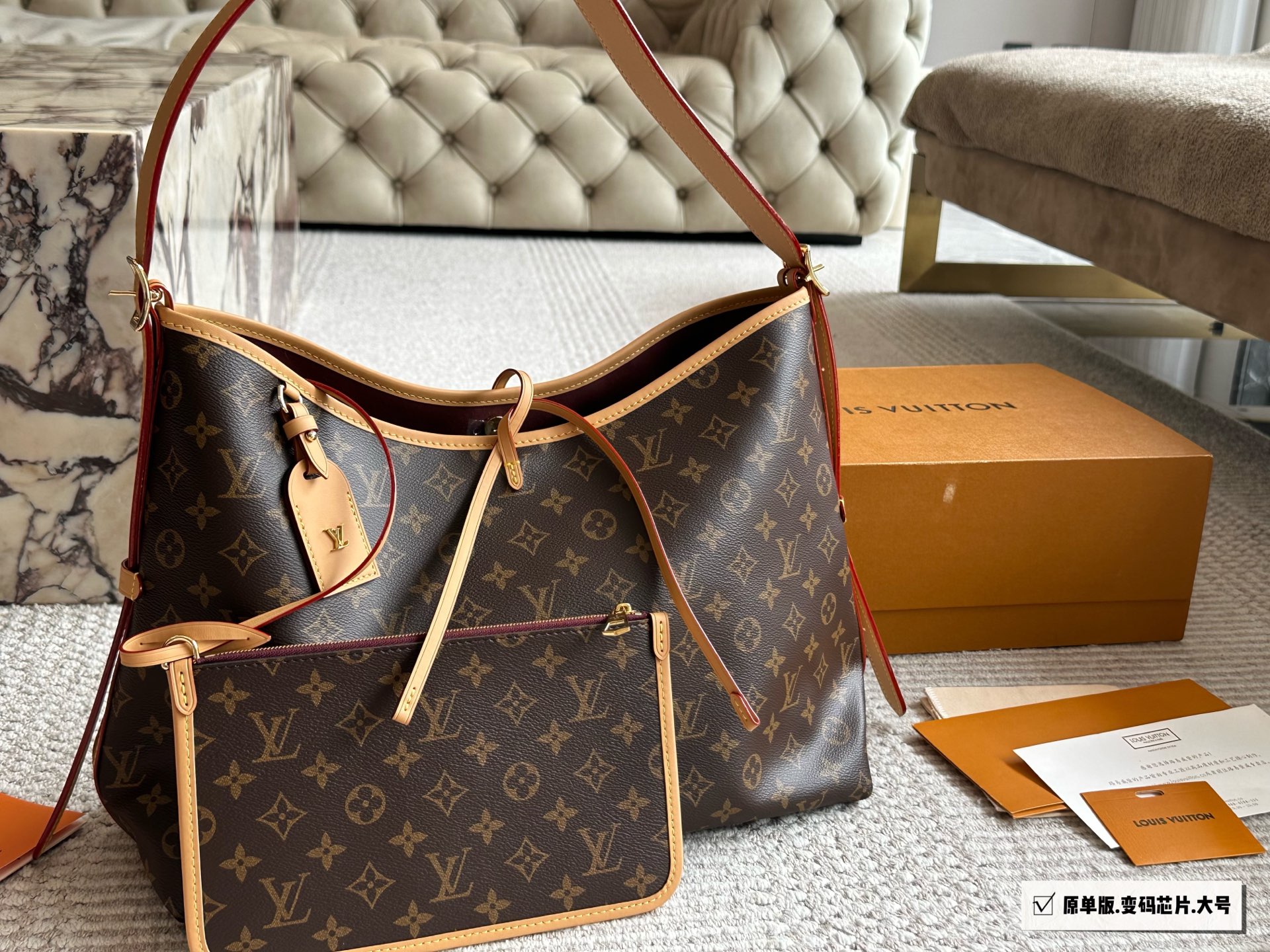 LV Carryall new commuter bag original top-grade - cnluxepick