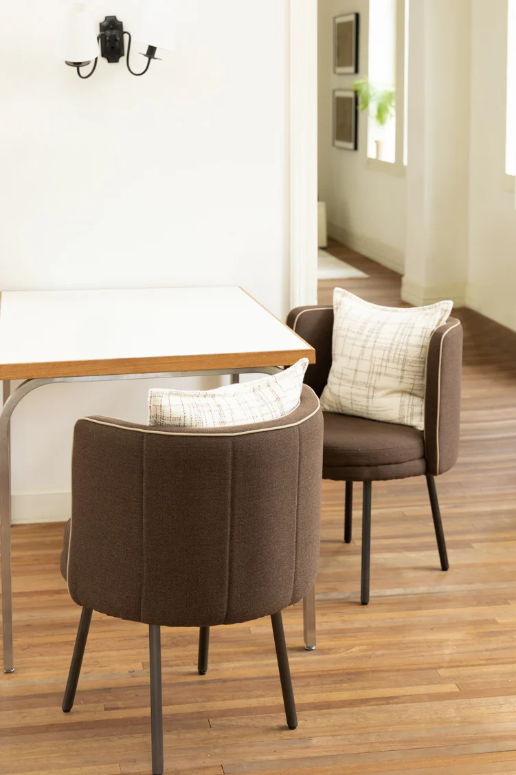 CH076 - Capella Lounge Chair: Italian, Cotton and Linen, Armchair, Sofa Chair