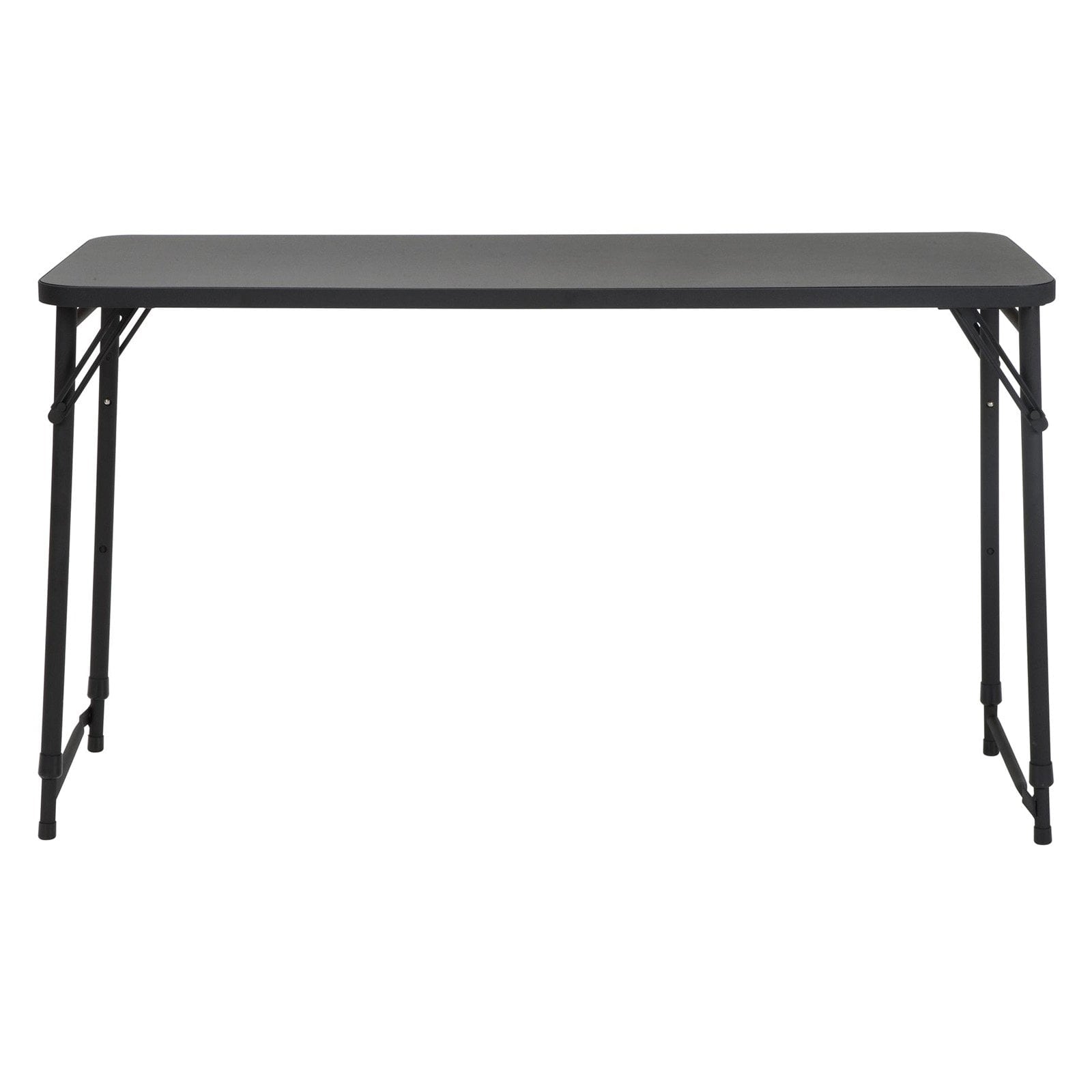 20″ x 48″ Adjustable Height PVC Top Table, Black