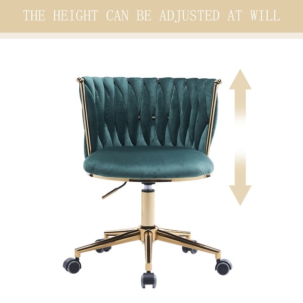 Office Desk Chair,Upholstered Home Office Desk Chairs with Adjustable Swivel Wheels