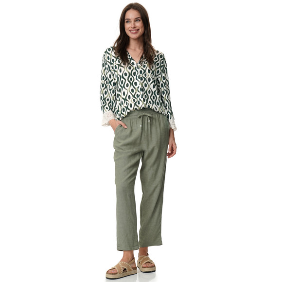 Gina Benotti Damen Bluse mit Allover-Print