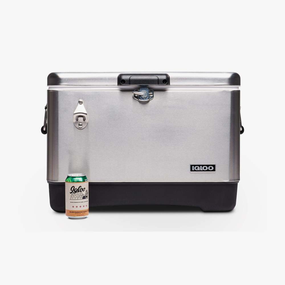 Igloo Classic Legacy 54 Hard Cooler Stainless Steel 54qt;