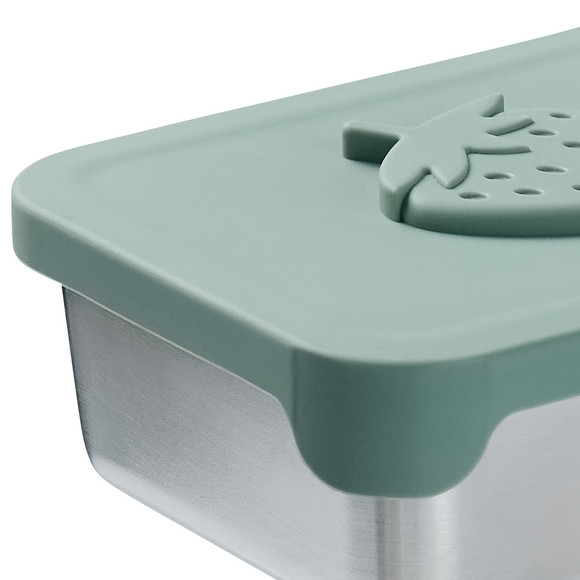 Topolino Pure Collection Kleine Brotdose aus Edelstahl