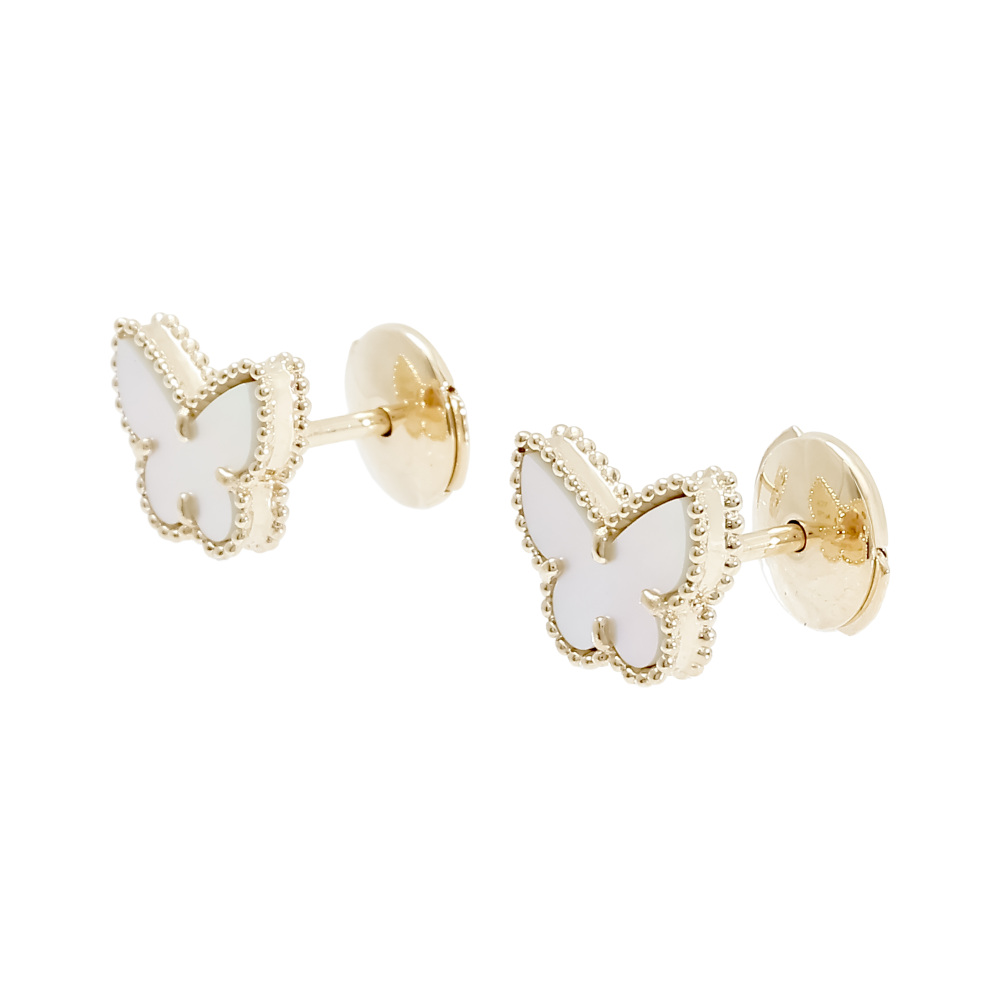 Van Cleef & Arpels Sweet Papillon Earrings 18K Yellow Gold VCARN5JM00