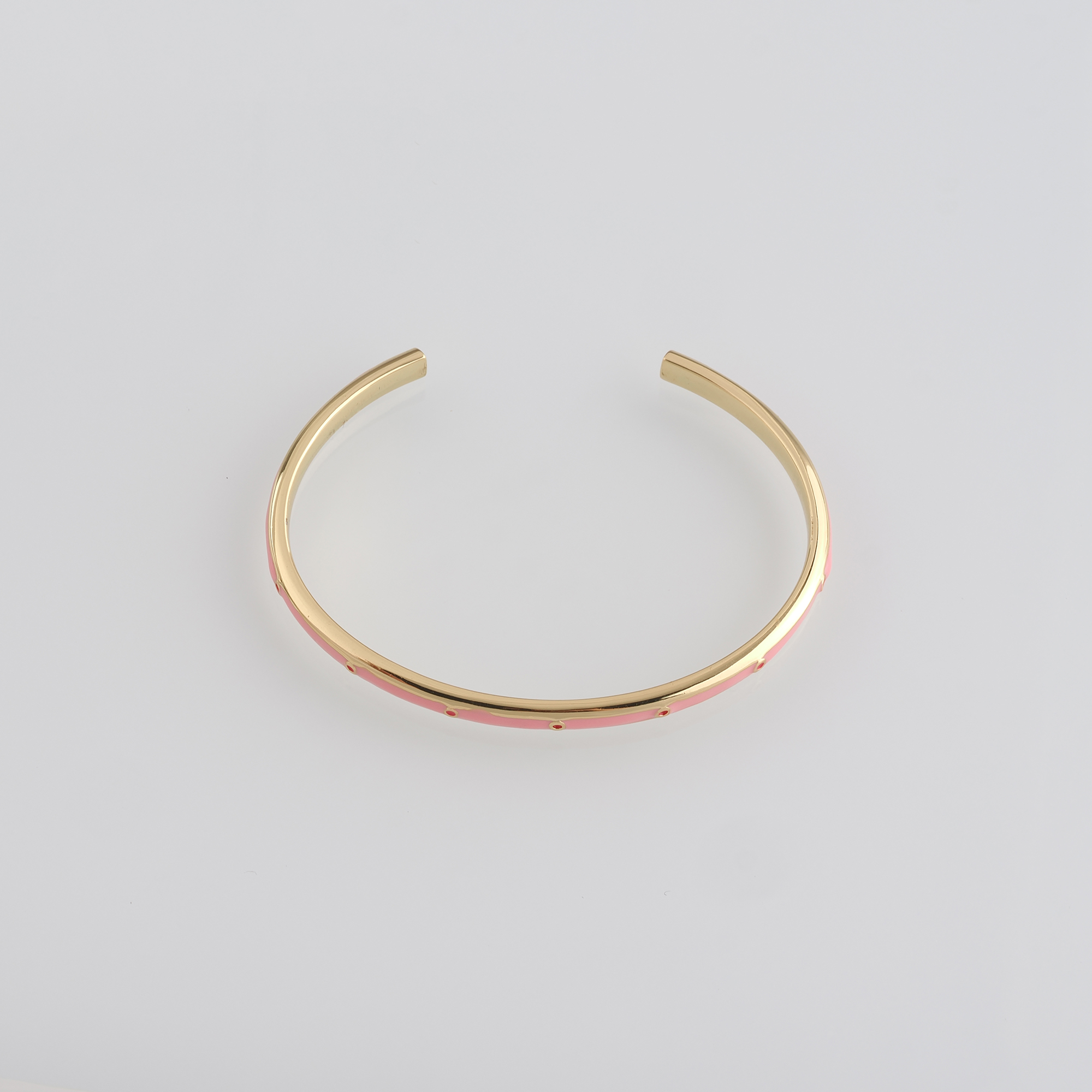 18K Gold Filled Bangle For Women,Enamel Bangle,Minimalist Bracelet,Cuff Bangle Bracelet,Everyday Bracelet,Gift for Her