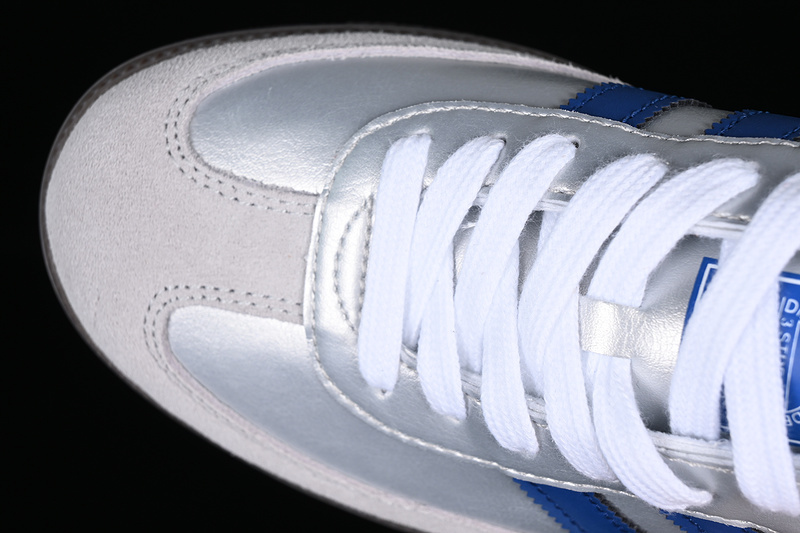 Adidas Samba Vegan White/Brown/Blue/Silver IG1024