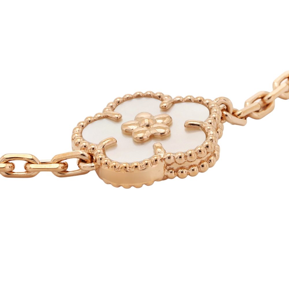 Van Cleef & Arpels Fauna Lucky Spring Bracelet 5 Motif 18K Rose Gold VCARP7RR00