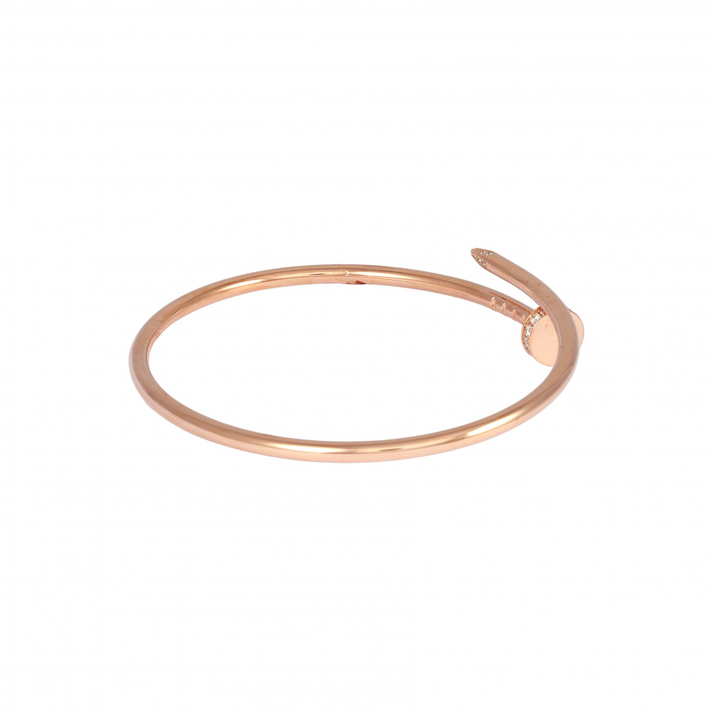 Cartier Juste un Clou Sm Bracelet 18K Rose Gold Diamond B6065800
