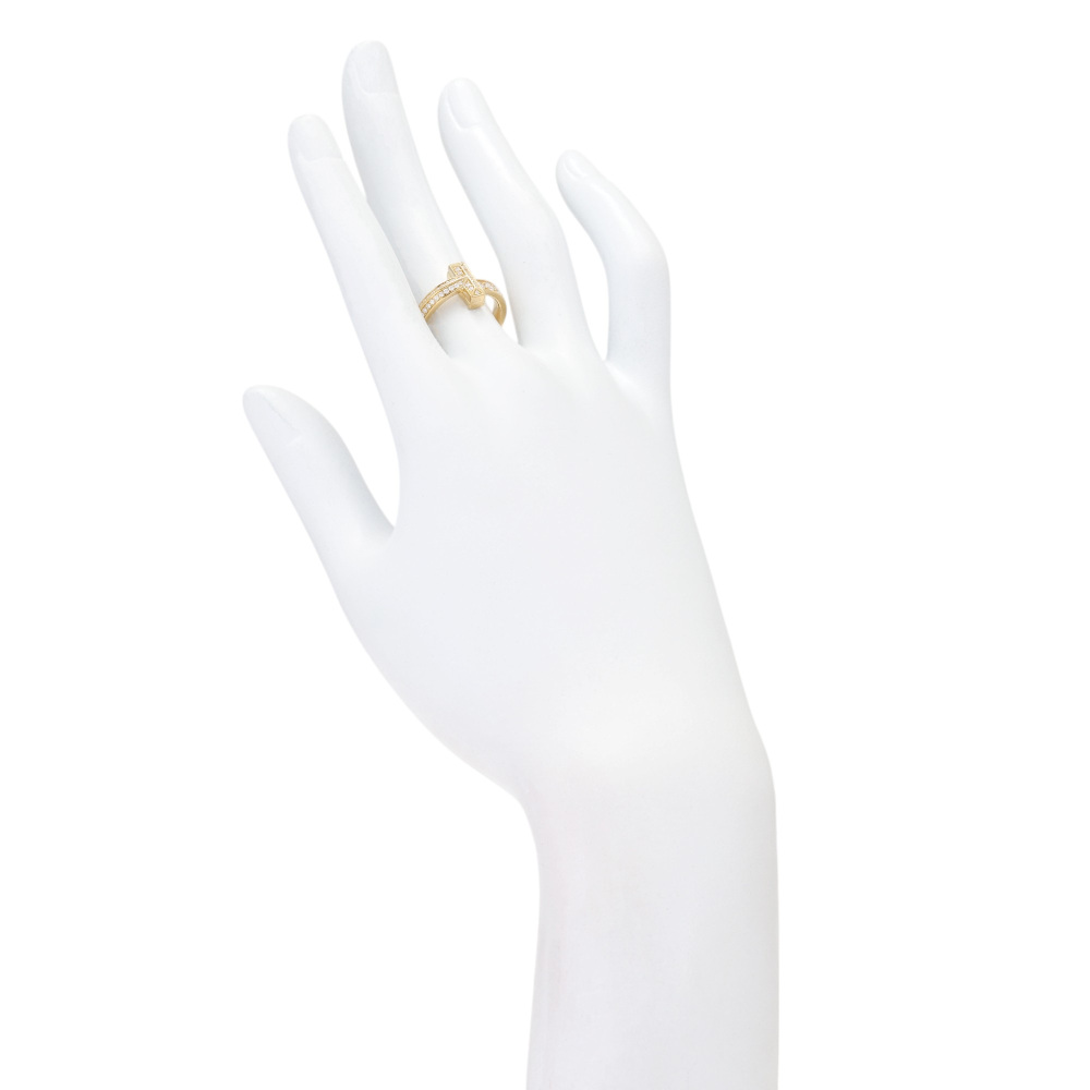 Tiffany & Co. Tiffany T One Narrow Ring 18K Yellow Gold Diamond 73125537