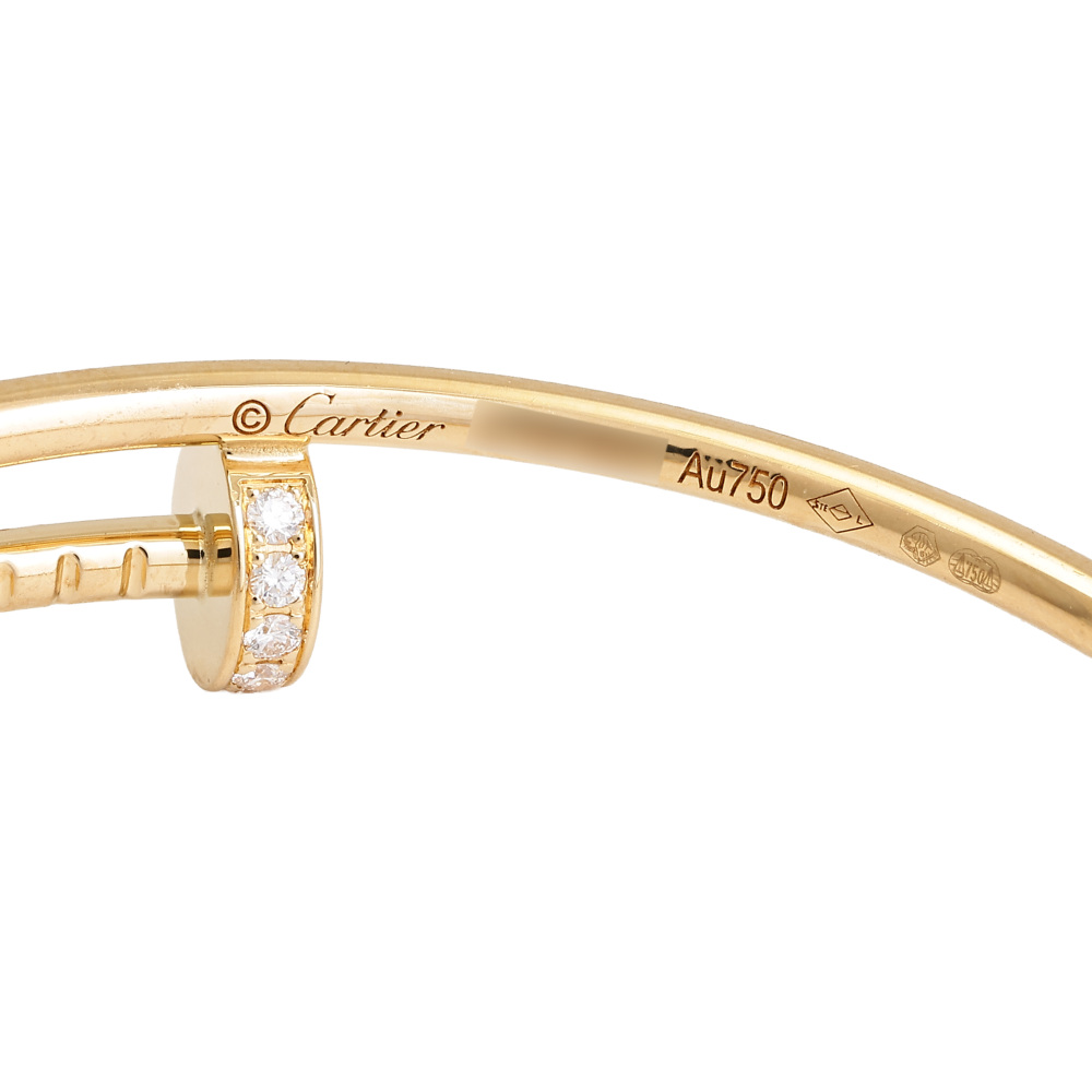 Cartier Juste un Clou Earrings 18K Yellow Gold B8301225