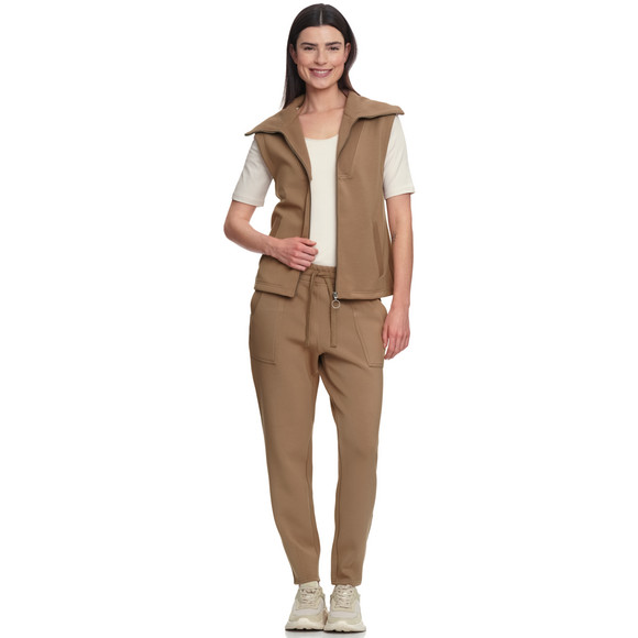 Gina Collection Damen Weste mit Troyerkragen