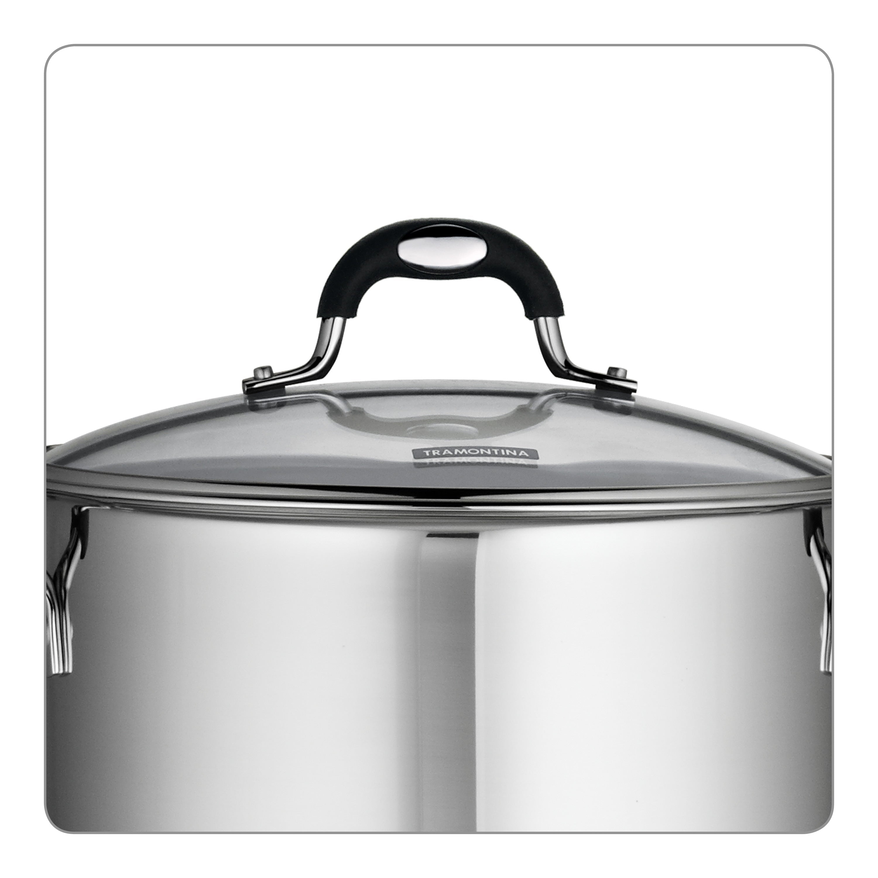 Tramontina Gourmet Stainless Steel 8 Quart Lock and Drain Stock Pot