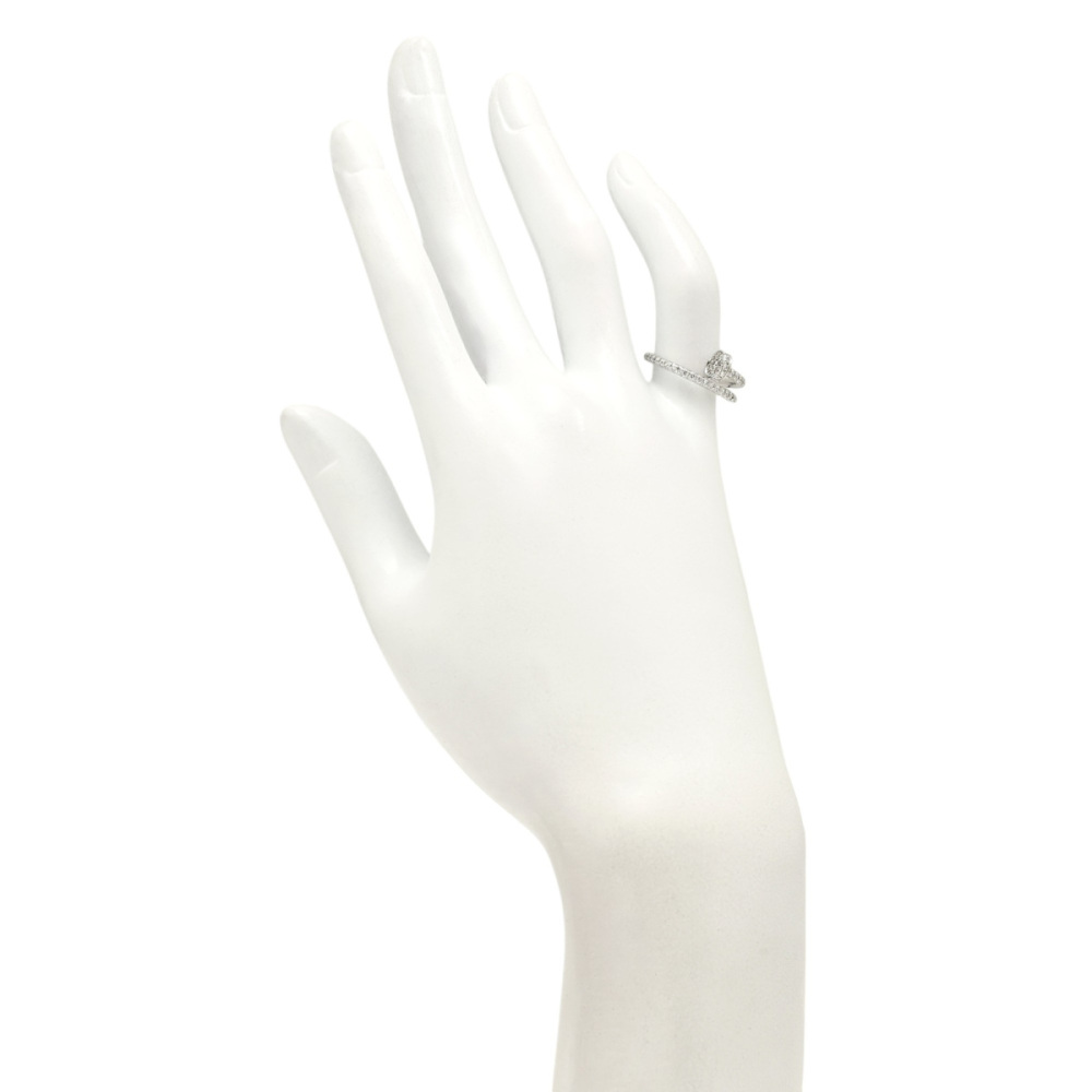 Cartier Juste un Clou Ring 18K White Gold Diamond B4231600