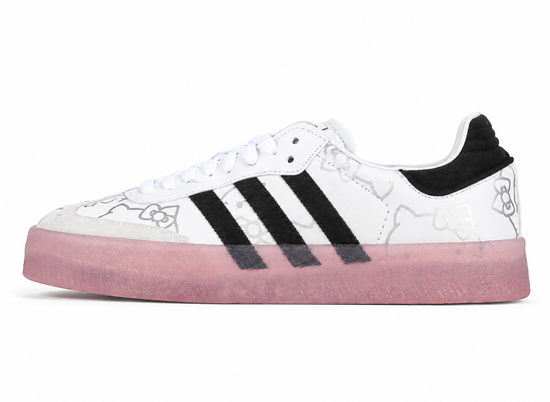 Adidas Hello Kitty X Wmns Sambae White/Core Black/Clear Pink IG4450