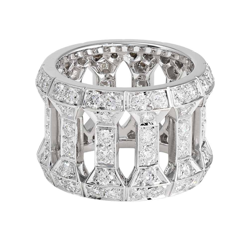 Cartier Antalya Ring 18K White Gold Diamond N4029200