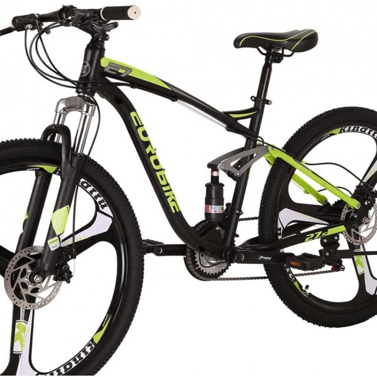 27.5 Inch Adult Mountain Bike Steel Frame 3 Spoke Wheel Mechanical Disc Brake 21 Speed Gears System MTB Bicycle