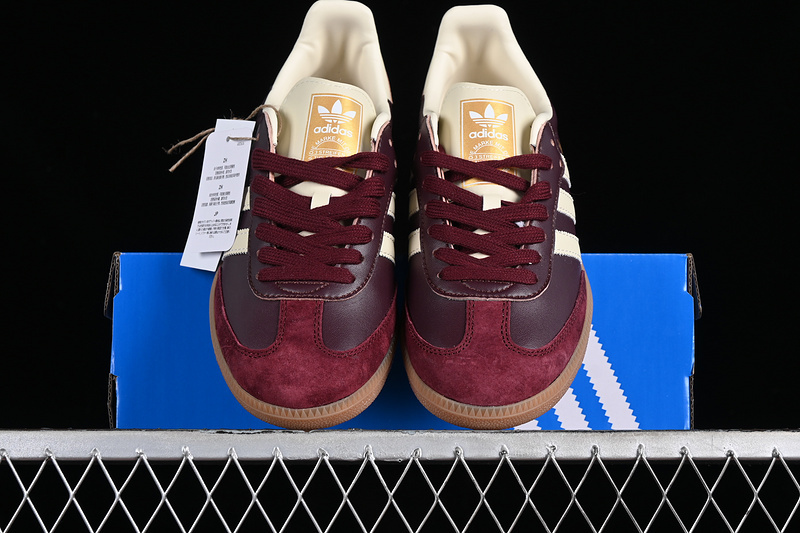 Adidas Samba Og Maroon/Cream White/Gold Metallic ID0477