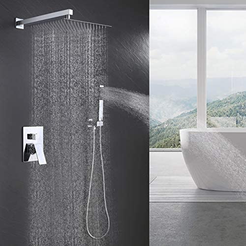 KES Shower System 12 Inch Rain Shower Head
