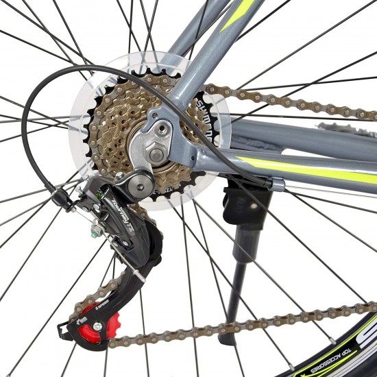 Road Bike Aluminum 700″ 28C 21 Speed Green