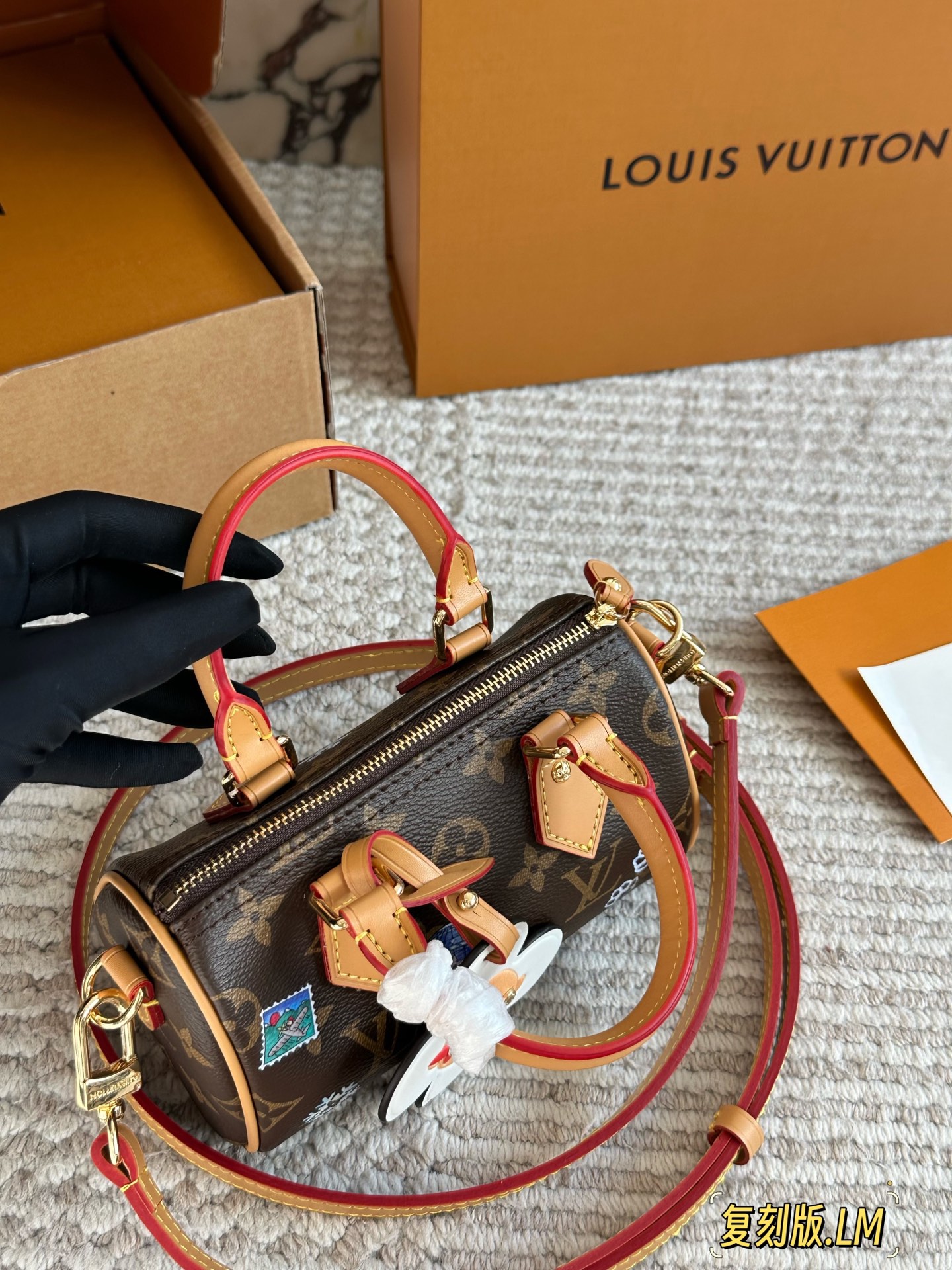 LV Vivienne Christmas Limited Edition Nano Speedy - cnluxepick