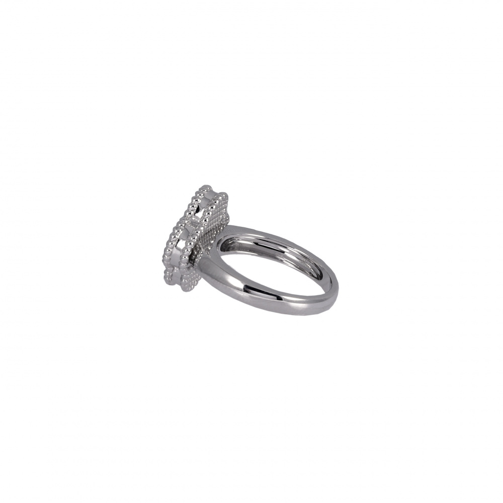 Van Cleef & Arpels Vintage Alhambra Ring 18K White Gold VCARF48900