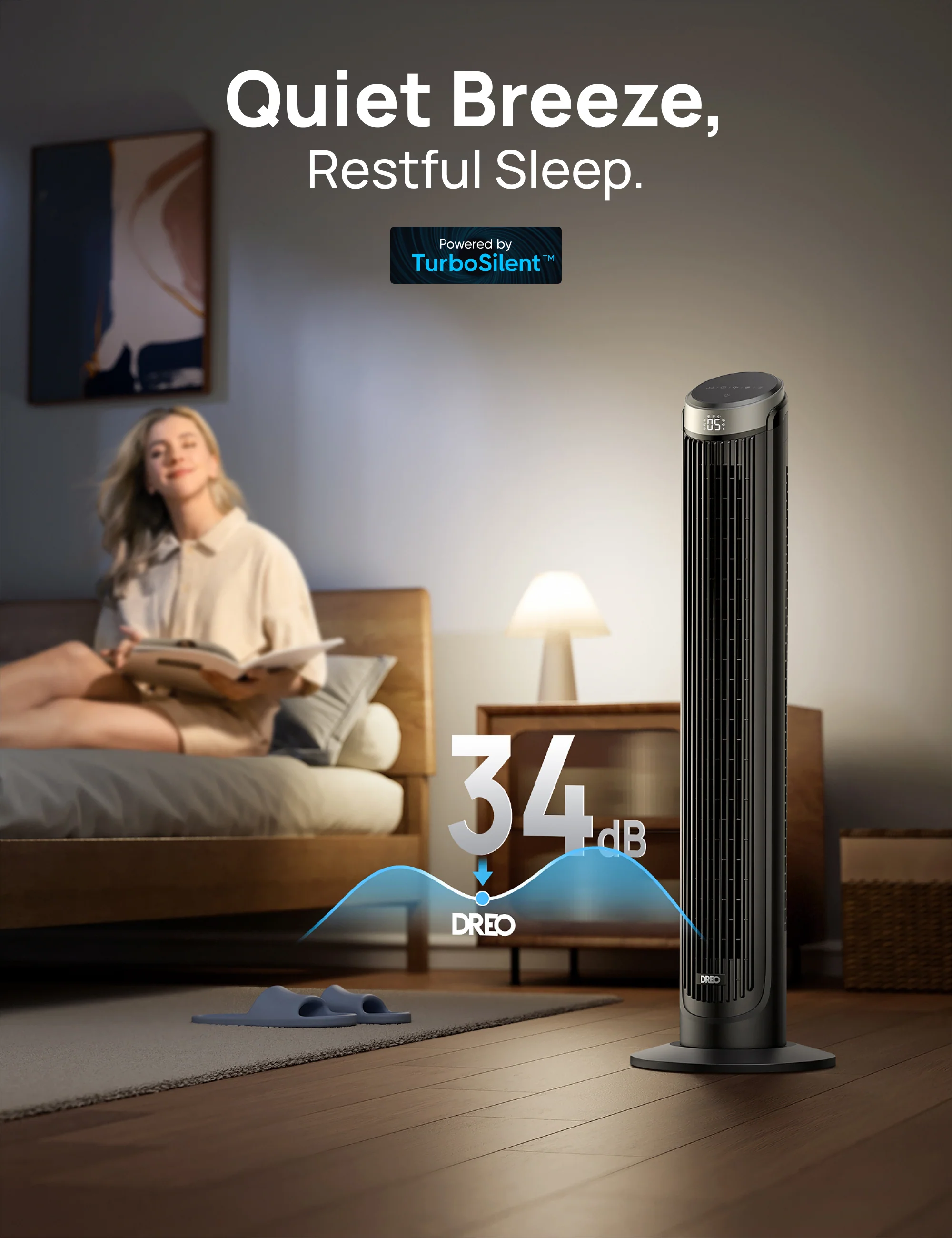 Smart Tower Fan Cruiser Pro T3S 26ft/s