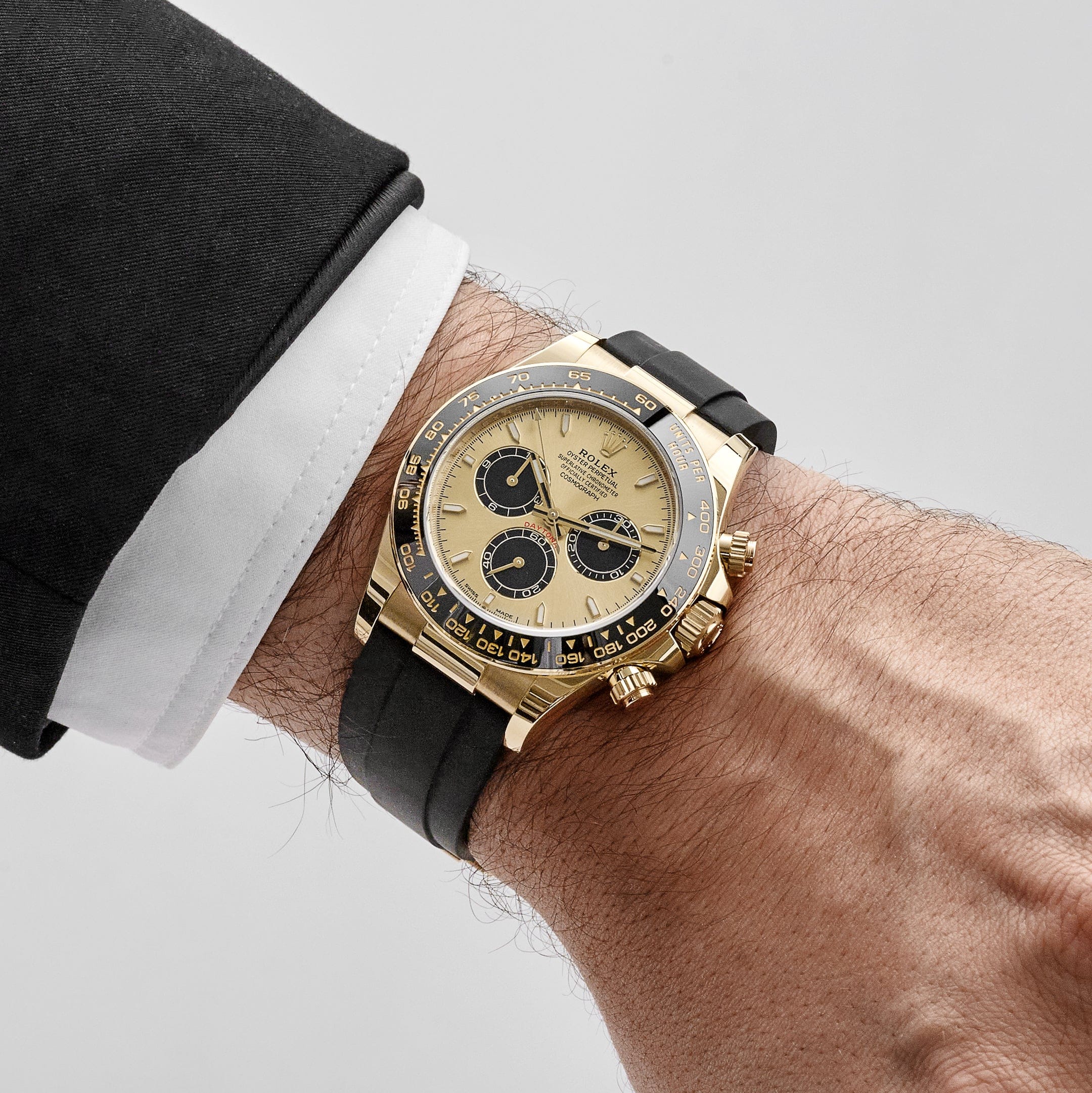 Rolex Daytona 126518LN 'Pikachu' Yellow Gold Champagne Black Dial (2020)